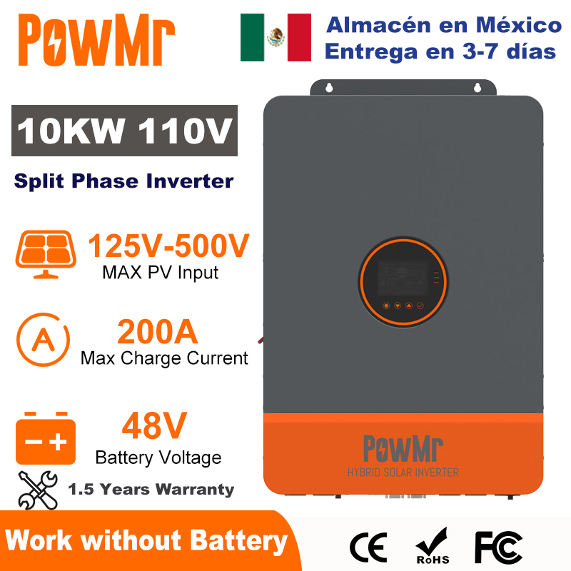 Drone Solar Charger - PowMr 10 кВт разделенный фазовый инвертор
