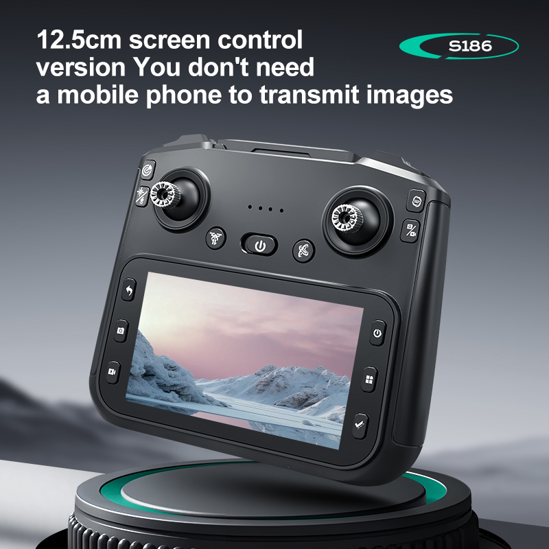 Дрон S186 2025 года, профессио – обзор и цена Drone Controller Screen