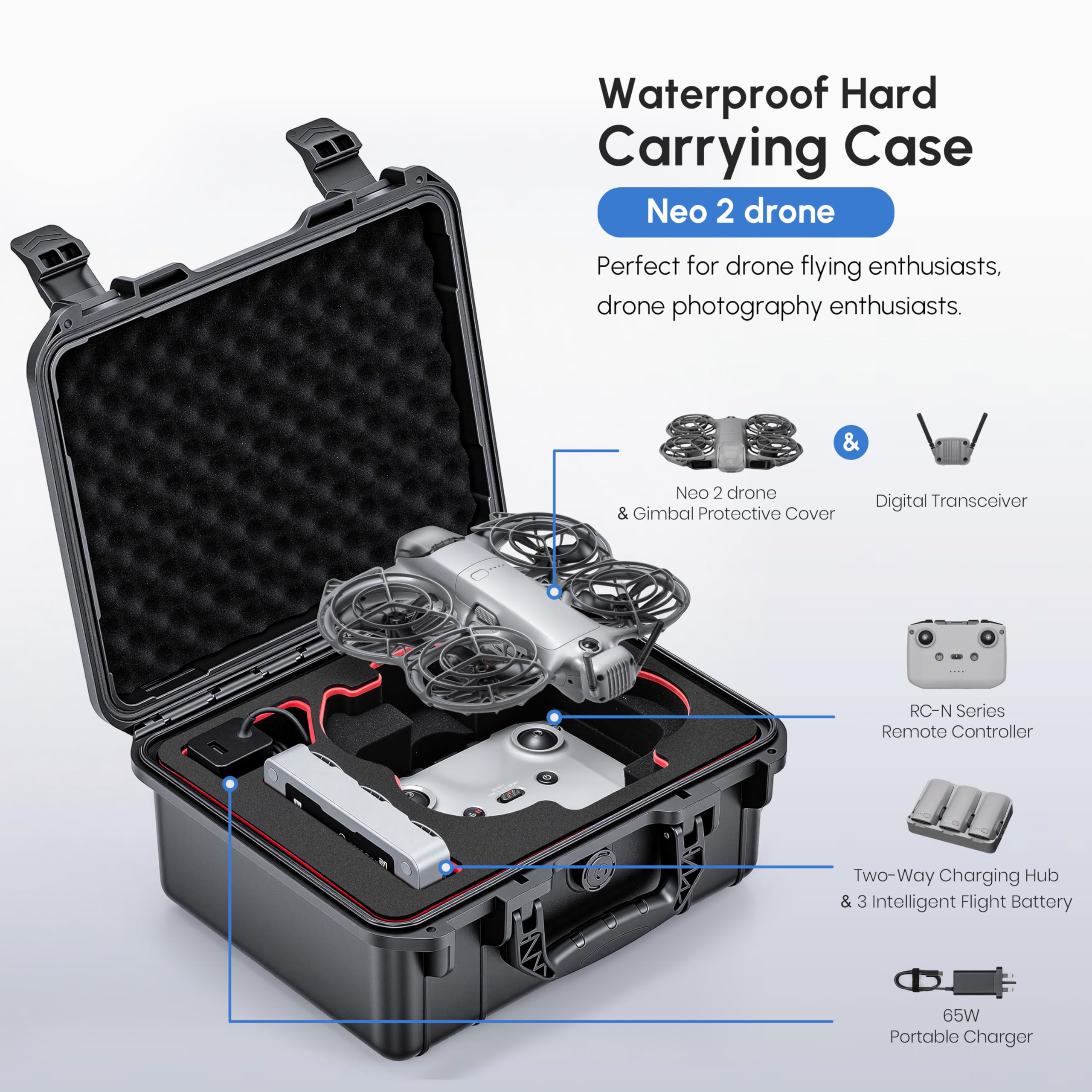 Водонепроницаемый жесткий кейс – обзор и цена Drone Controller Hood