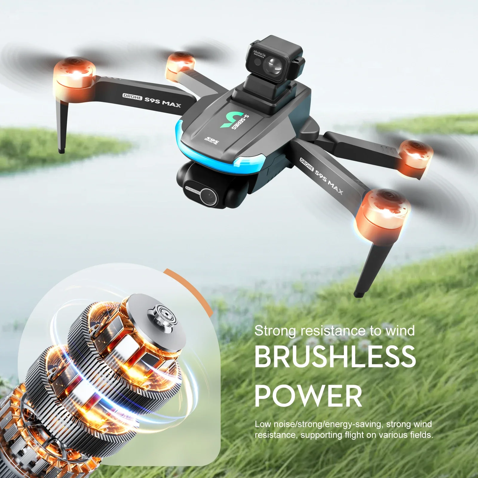 НОВЫЙ S9S MAX MINI Drone 4K 2- – обзор и цена Drone Remote Controller Lanyard