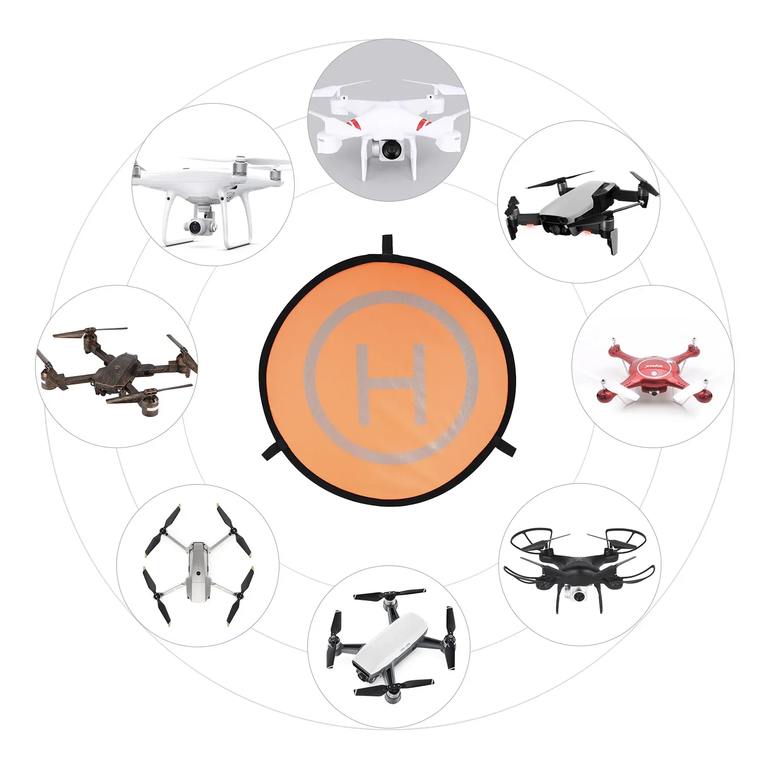Универсальная складная посадоч – обзор и цена Drone Landing Pad