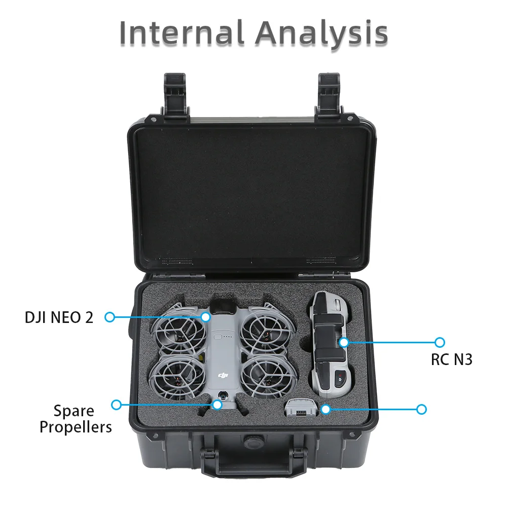 Портативный сейф для DJI NEO 2 – обзор и цена Drone Hard Shell Case