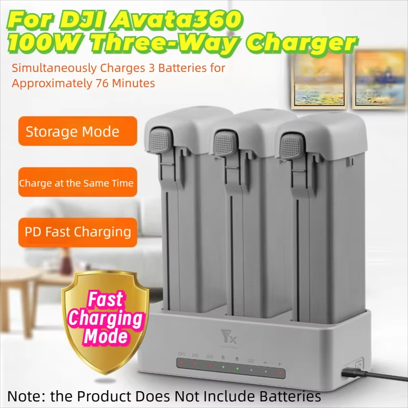 Трехпортовое быстрое зарядное  – обзор и цена Drone Charging Hub