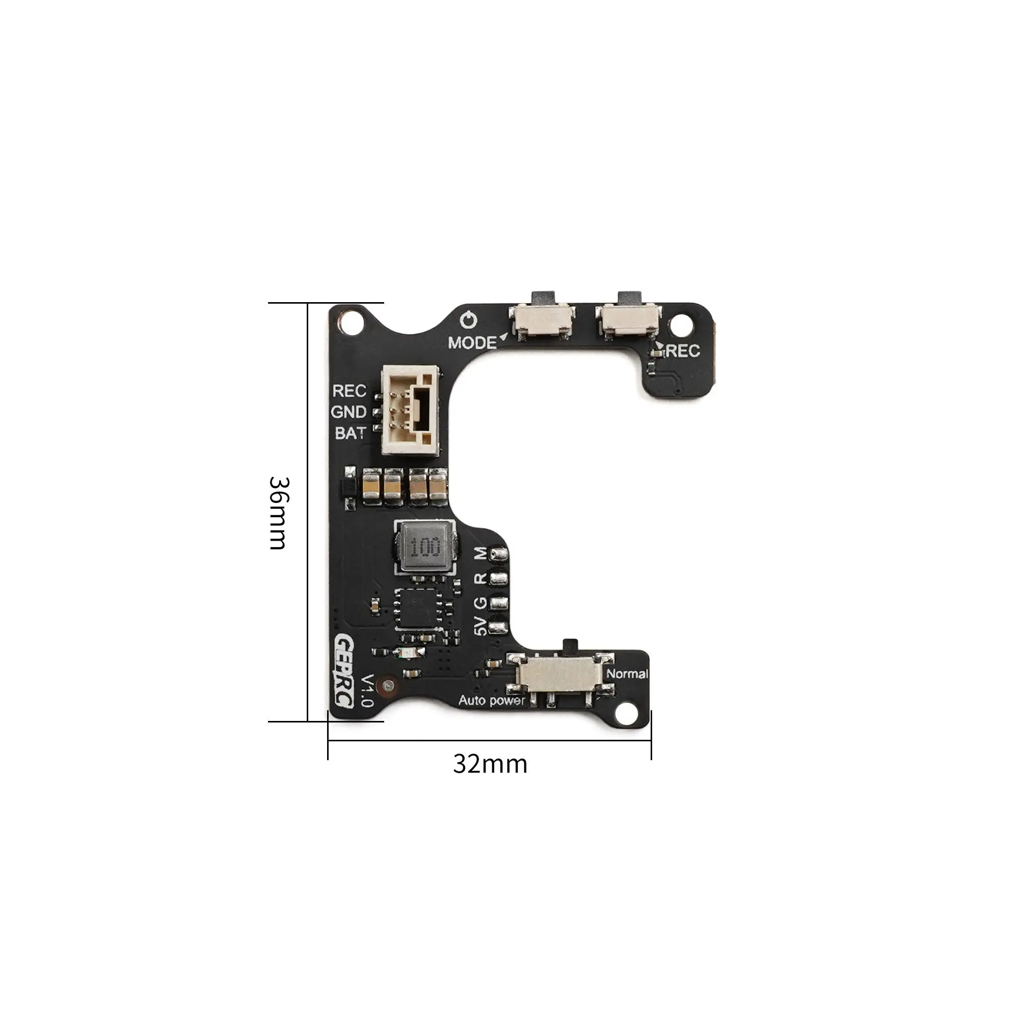 Голый чехол GEPRC с платой BEC – обзор и цена Drone Controller Hood