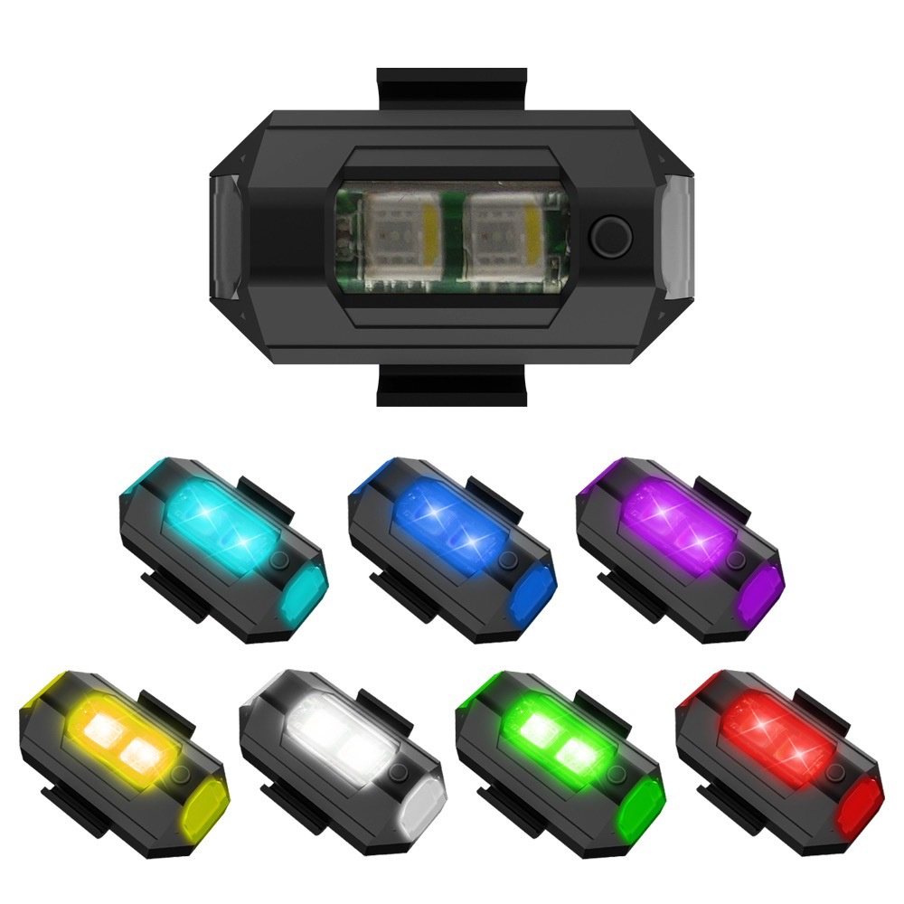 1 шт., 7 цветов, мини-USB заря – обзор и цена Drone Strobe Light