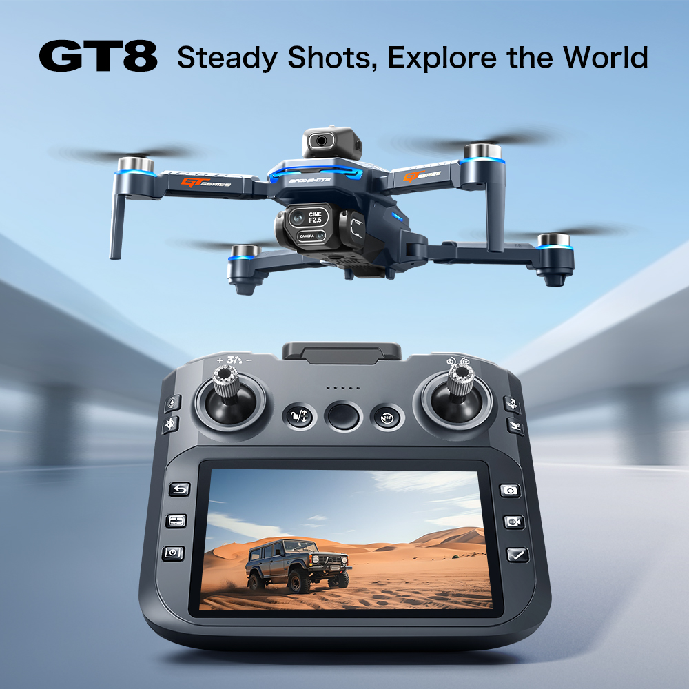 Воздушный дрон GT8 для предотв – обзор и цена Drone Controller Screen